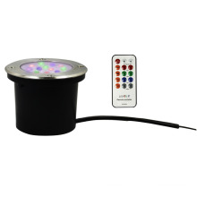 geführtes RGB-inground Bodenlicht führte 12v geführte inground gedimmte Edelstahlordnung 3w 7w, 12w führte Untertagelicht